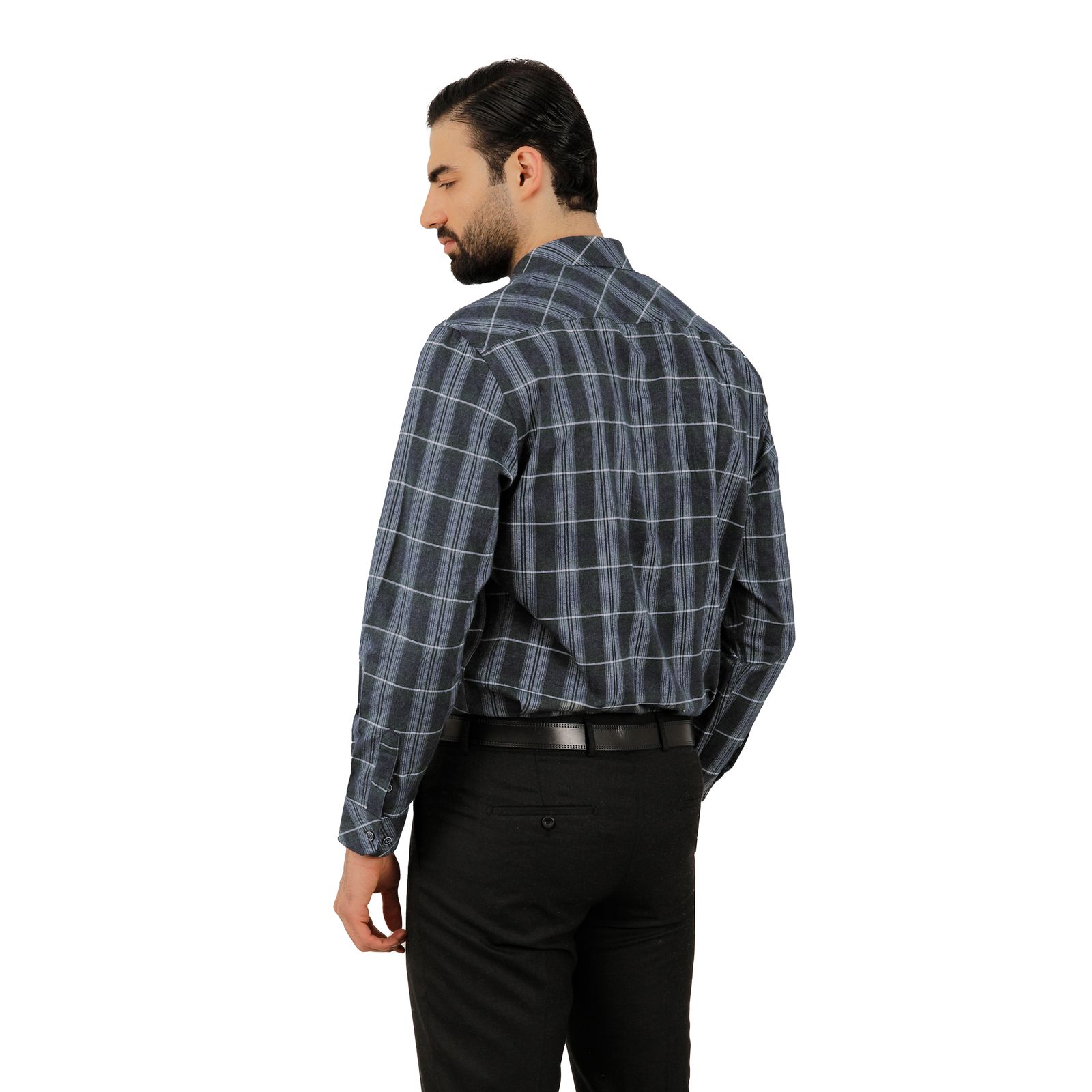 پیراهن آستین بلند مردانه پاتن جامه مدل پشمی 102721020232290 -  - 3