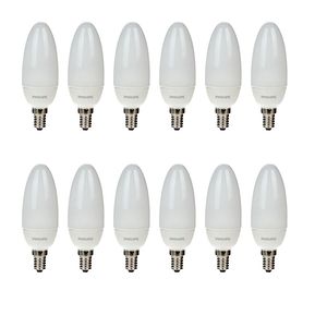 نقد و بررسی لامپ کم مصرف 8 وات فیلیپس مدل شمعی پایه E14 بسته 12 عددی توسط خریداران