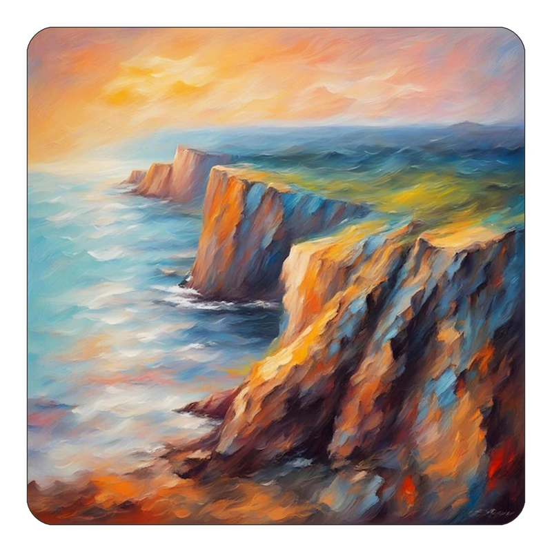 مگنت کاکتی طرح نقاشی رنگ روغن مدل mp70792