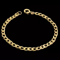دستبند طلا 18 عیار مردانه طلای مستجابی کد M13
