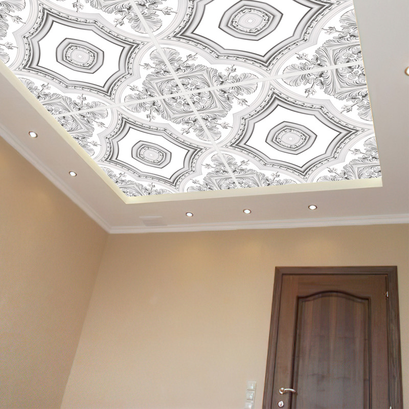 تایل سقفی آسمان مجازی مدل CP-17109 سایز 60x60 سانتیمتر بسته 4 عددی