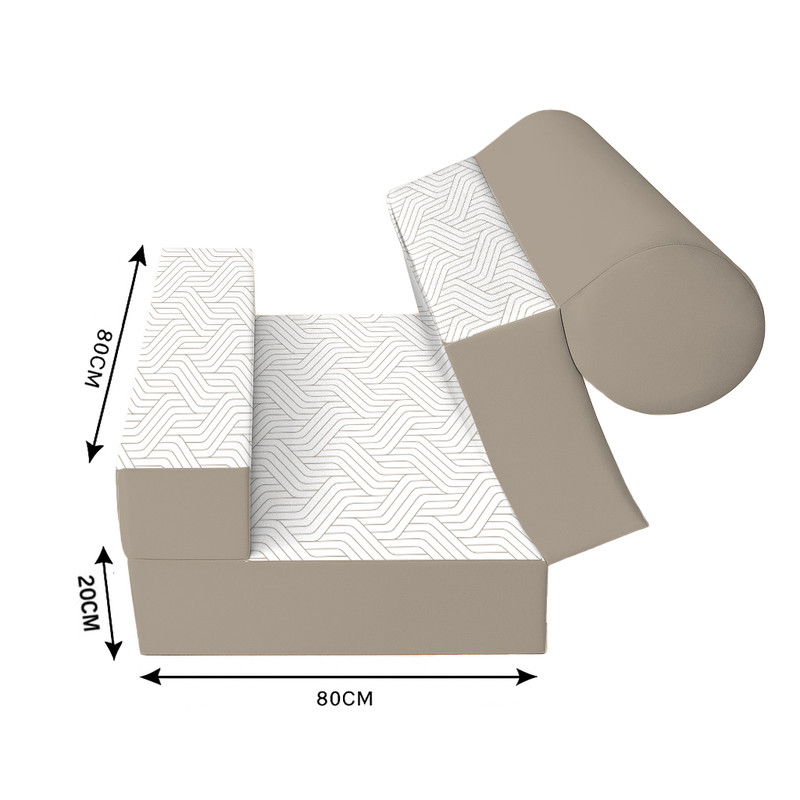 مبل تختخواب شو یک نفره نوپه هوم طرح مینیمال مدل E2020