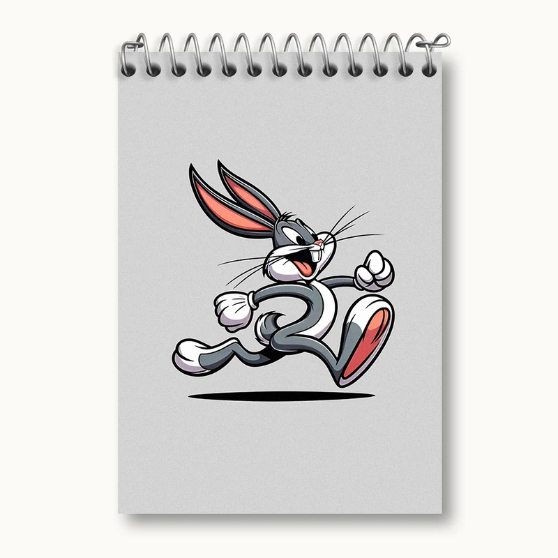 دفتر یادداشت 50 برگ خندالو طرح باگز بانی کد N5755