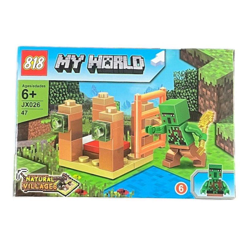 ساختنی مدل ماینکرافت ۴۷ قطعه my world