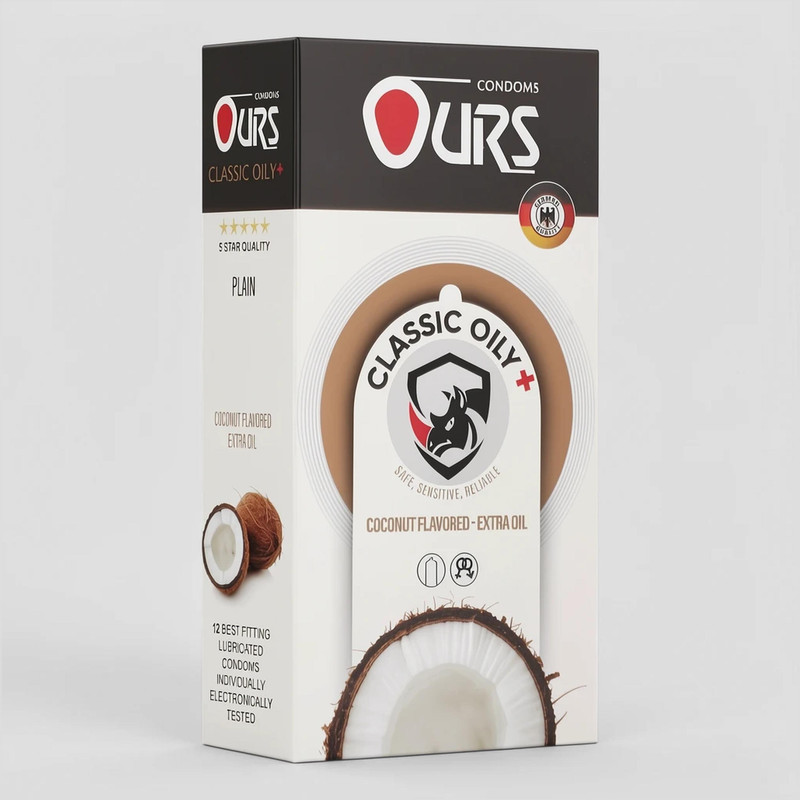 کاندوم اورز مدل Classic Oily بسته 12 عددی