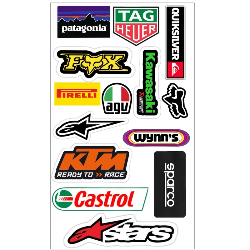 برچسب مدل آرم و لوگو اسپرت ماشین و موتور کد 1006