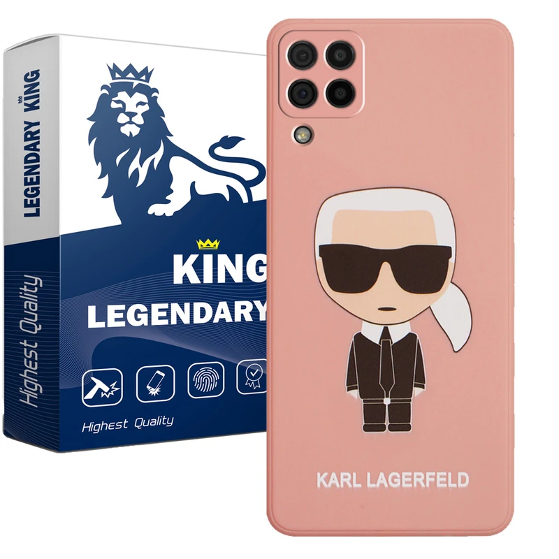کاور لجندری کینگ  مدل کارل من مناسب برای گوشی موبایل سامسونگ Galaxy A22 4G