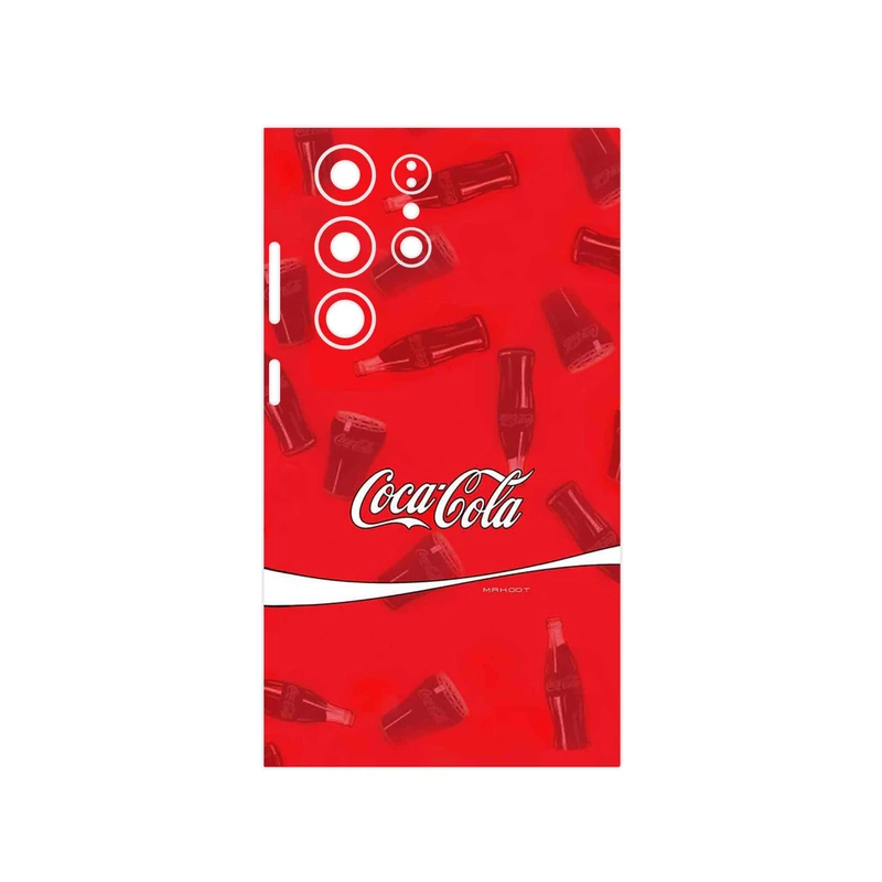 برچسب پوششی ماهوت مدل Coca_Cola_Logo مناسب برای گوشی موبایل سامسونگ Galaxy S23 Ultra