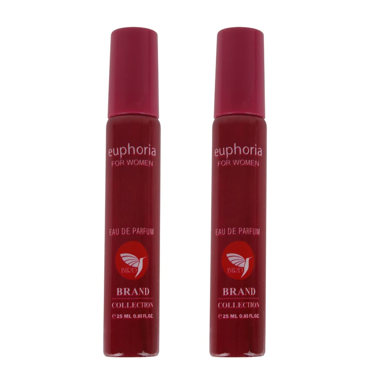 عطر جیبی زنانه برد برند کالکشن  مدل EUPHORIA حجم 25 میلی لیتر مجموعه 2 عددی