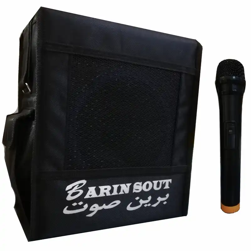 اکو همراه برین صوت مدل 1640W به همراه میکروفن بی سیم