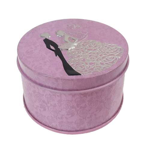 جعبه هدیه مدل عروس و داماد کد 7852