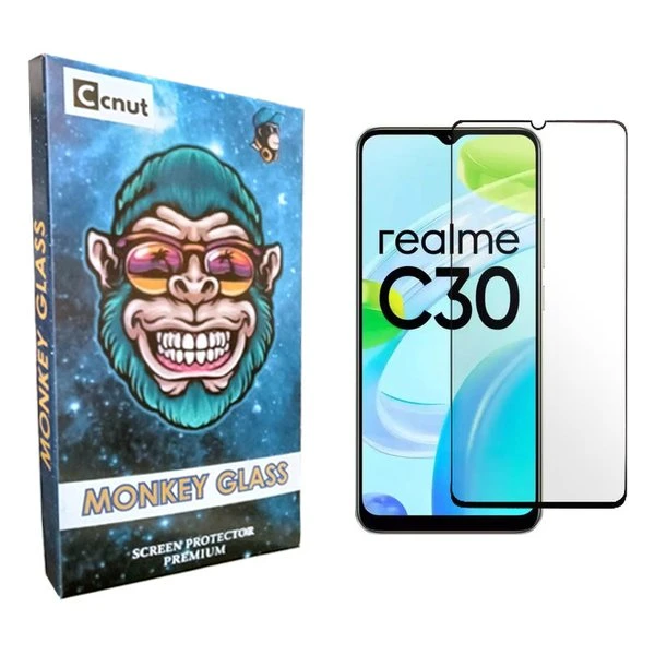 محافظ صفحه نمایش شیشه ای کوکونات مدل mnk مناسب برای گوشی موبایل ریلمی C30