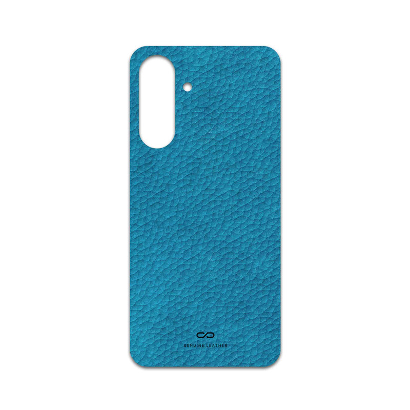 برچسب پوششی ماهوت مدل Blue-Leather مناسب برای گوشی موبایل سامسونگ Galaxy A36