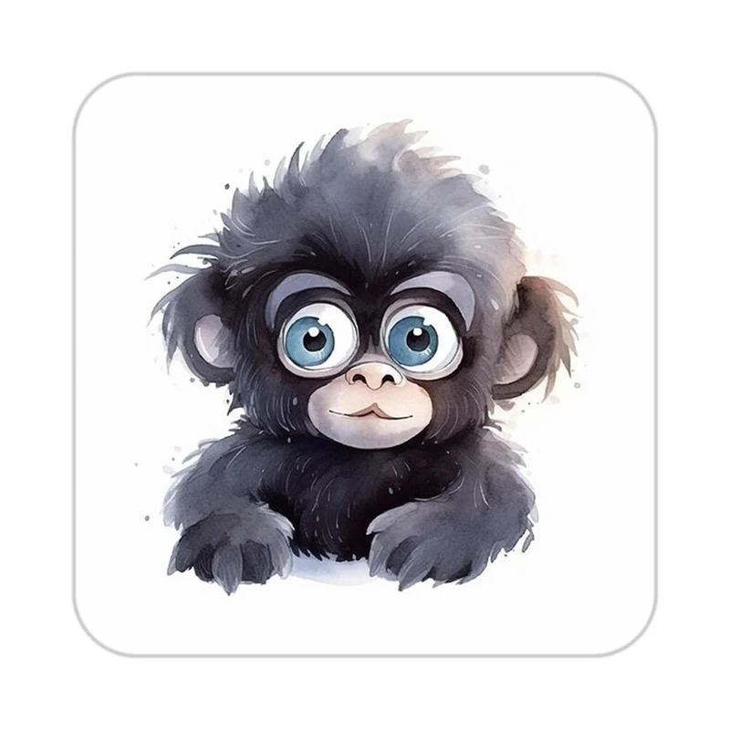 زیر لیوانی کاکتی طرح حیوانات کارتونی مدل mp28849