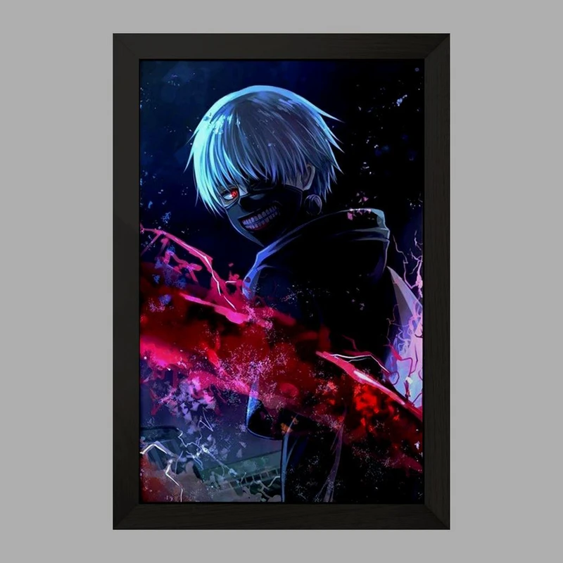 تابلو خندالو مدل انیمه توکیو غول Tokyo Ghoul  کد 4910