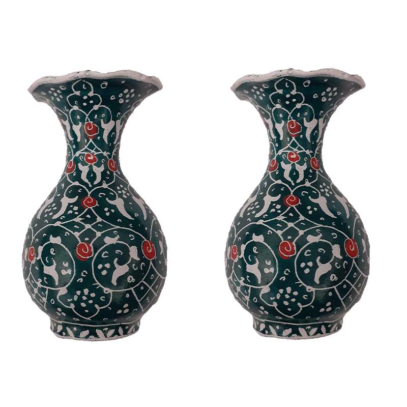 گلدان میناکاری کد 12 بسته 2 عددی