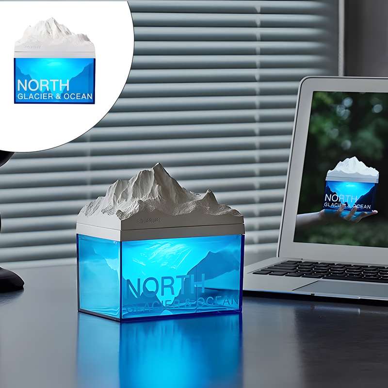 چراغ رومیزی مدل کوه یخ معطر چراغ رومیزی مدل کوه یخ معطر