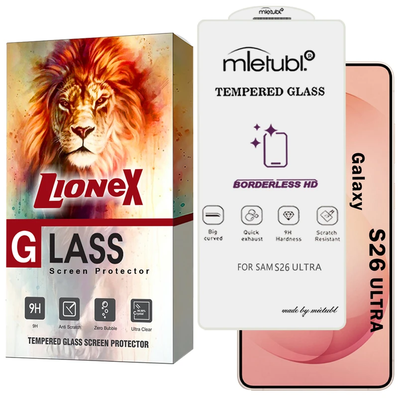 محافظ صفحه نمایش لایونکس مدل WSUPERL مناسب برای گوشی موبایل سامسونگ Galaxy S26 Ultra