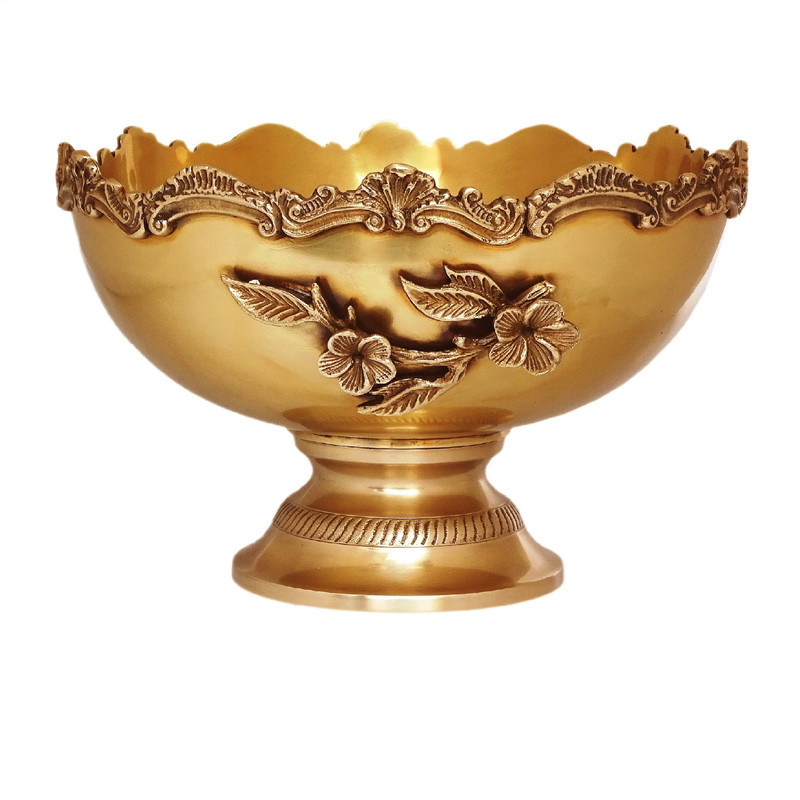 میوه خوری برنجی مدل پایه دار کد 99501