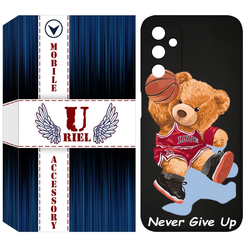 کاور یوریل مدل KSH کد 63 طرح خرس ورزشکار مناسب برای گوشی موبایل سامسونگ Galaxy A14 4G / A14 5G
