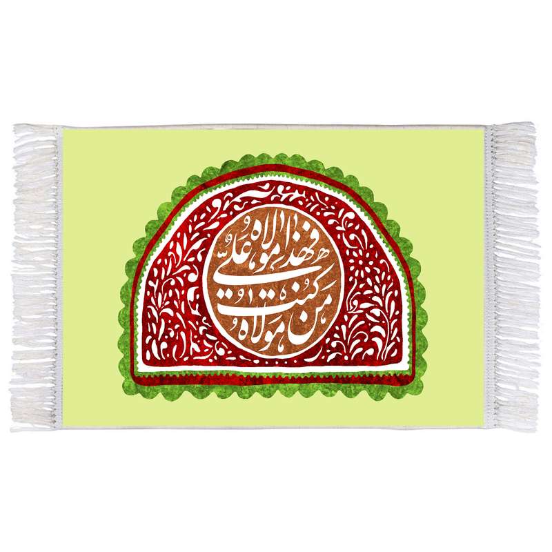 فرش ماشینی دیوارکوب اطلس آبی مدل من کنت مولاه کد T3816