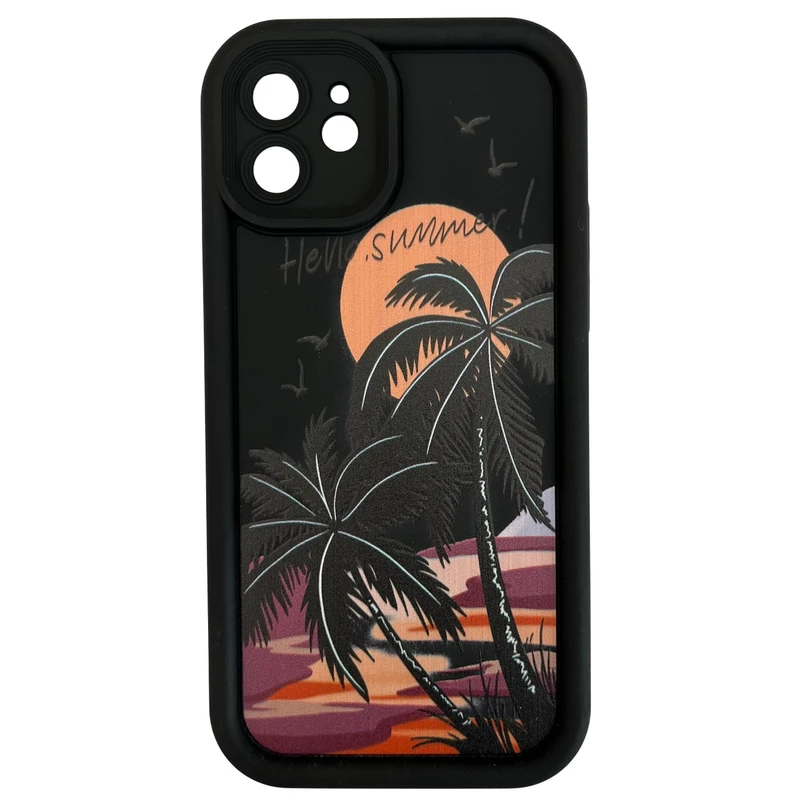 کاور مدل سواید طرح نخل کد 481 مناسب برای گوشی موبایل اپل iPhone 12