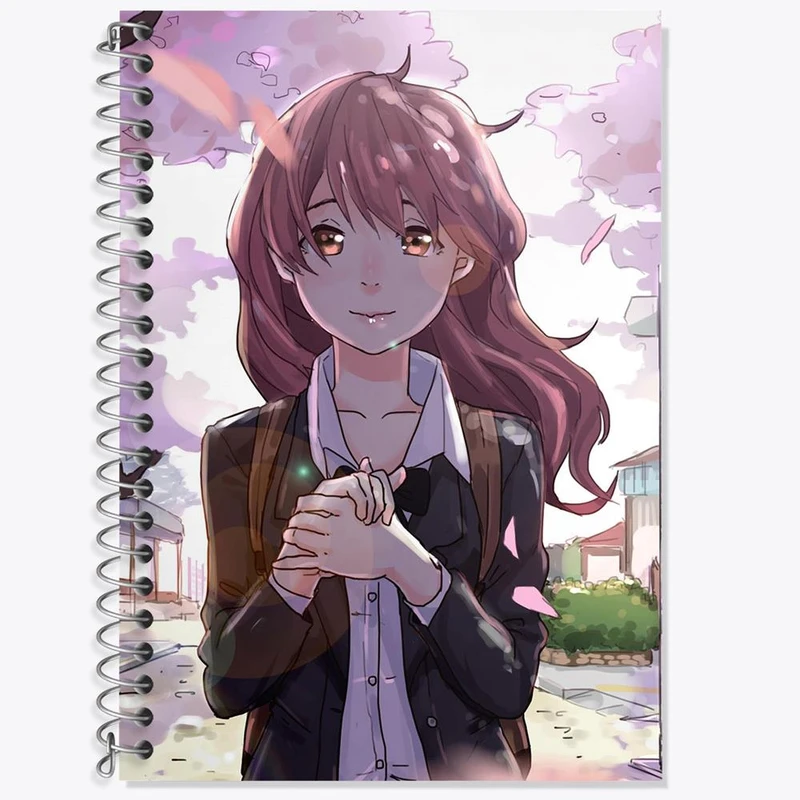 دفتر لغت 50 برگ خندالو مدل شوکو نیشیمیا انیمه سایلنت ویس A Silent Voice کد 15787