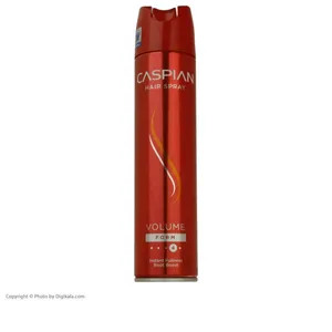 اسپری کاسپین مدل Volume حجم میزان قدرت حفظ حالت مو میلی لیتر
