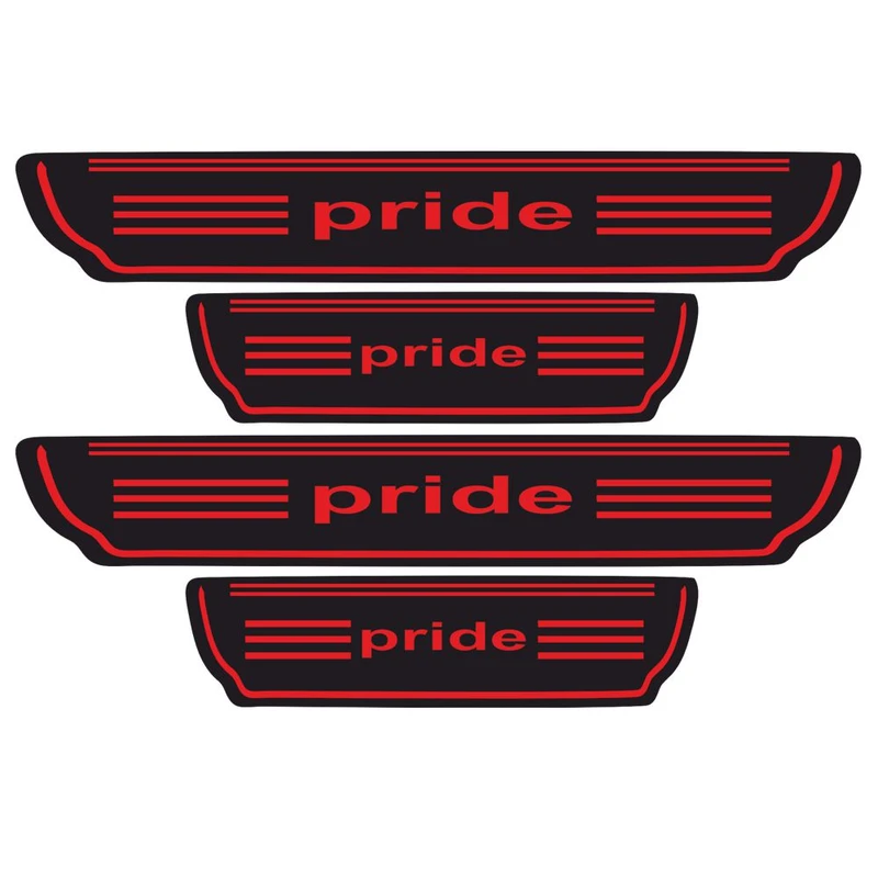   برچسب بدنه خودرو اسپرت غدیر مدل CH RE YA59 A64مناسب برای پراید بسته 4 عددی