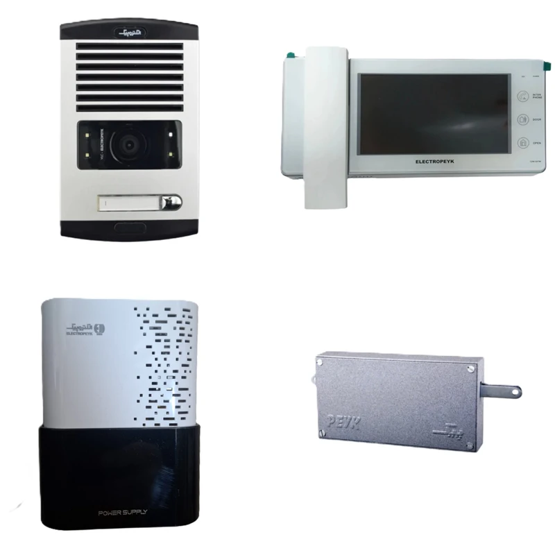 مجموعه دربازکن تصویری  الکتروپیک مدل 1294PRO یک واحدی مجموعه 4 عددی