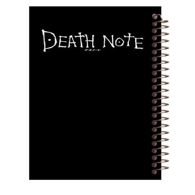 دفتر یادداشت مشایخ طرح انیمه مدل DEATHNOTE کد L100 به همراه جعبه و فتوکارت بسته 8 عددی