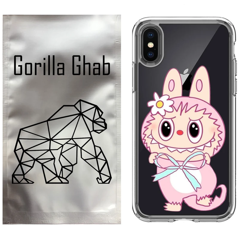کاور گوریلا قاب مدل CLG کد 146 طرح لبوبو مناسب برای گوشی موبایل اپل iPhone X / XS