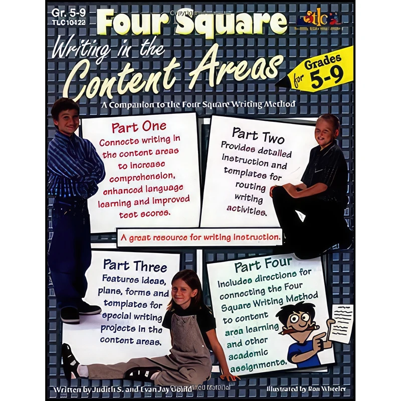 کتاب Four Square اثر Judith Gold and Evan Gold انتشارات Teaching & Learning Company