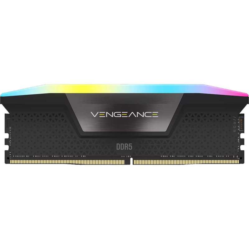 رم دسکتاپ DDR5 تک کاناله 5200 مگاهرتز CL40 کورسیر مدل VENGEANCE RGB ظرفیت 16 گیگابایت رم دسکتاپ DDR5 تک کاناله 5200 مگاهرتز CL40 کورسیر مدل VENGEANCE RGB ظرفیت 16 گیگابایت