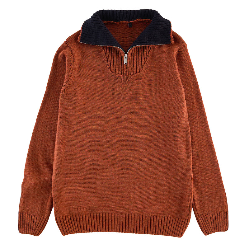 پلیور یقه برگردان مردانه مدل 820033038 طرح ترندیول