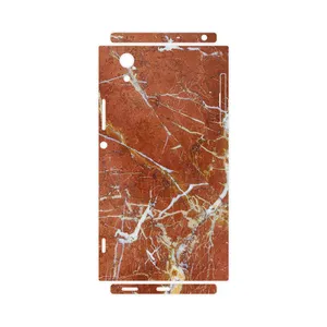 MAHOOT Red Marble-FullSkin Cover Sticker for Sony Xperia XA1