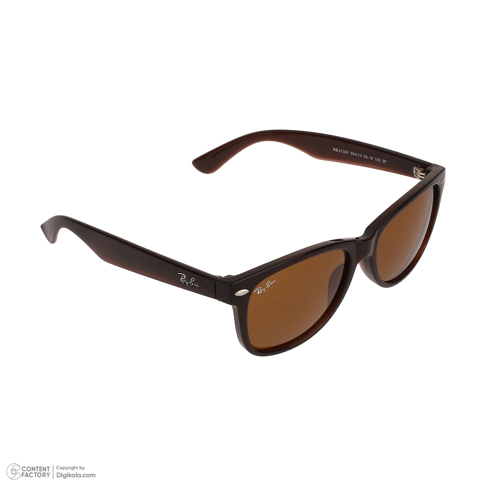 عینک آفتابی ویفرر (Wayfarer) ری بن مدل RB2132-954-Y5-58 -  - 7