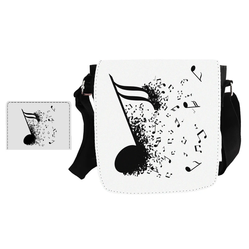 کیف رودوشی مدل موسیقی کد kp330 به همراه جا کارتی