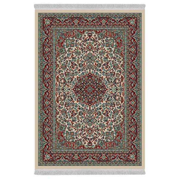 فرش پارچه‌ای دفه مدل فرشینه طرح مدرن کد 770