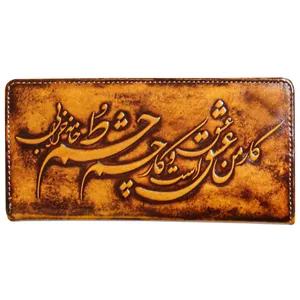 کیف پول مردانه مدل چرم طبیعی کد Chesmanat