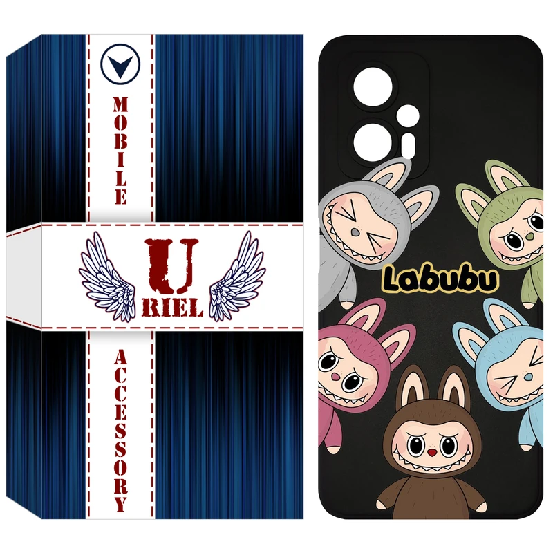 کاور یوریل مدل KSH کد 102 طرح عروسک لبوبو مناسب برای گوشی موبایل شیائومی Poco X4 GT