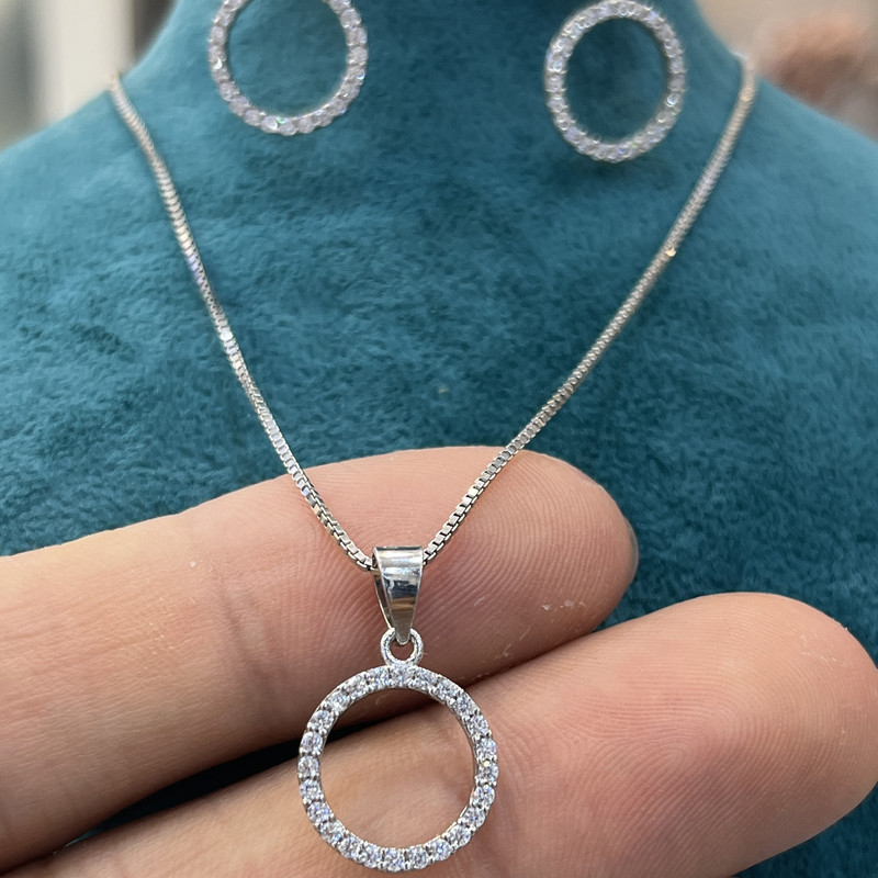 نیم ست نقره زنانه مدل جواهری نگین های اتریشی و روکش آب رادیوم کد 0016 نیم ست نقره زنانه مدل جواهری نگین های اتریشی و روکش آب رادیوم کد 0016