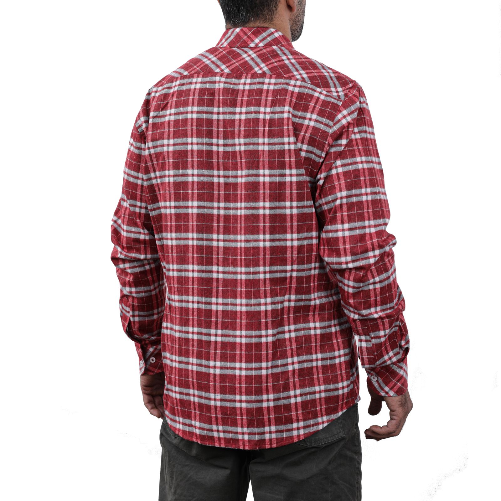 پیراهن آستین بلند مردانه پاتن جامه مدل پشمی 102721010322680  -  - 4