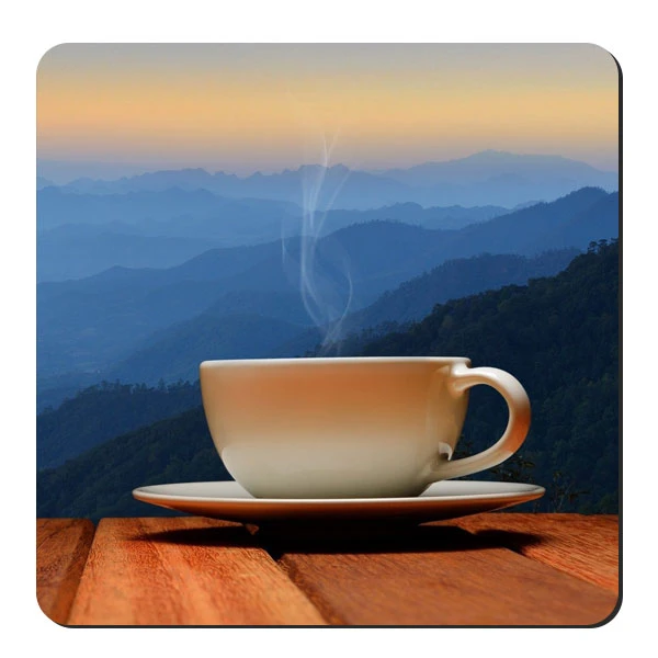  زیر لیوانی طرح فنجان نوشیدنی داغ کد nzl295