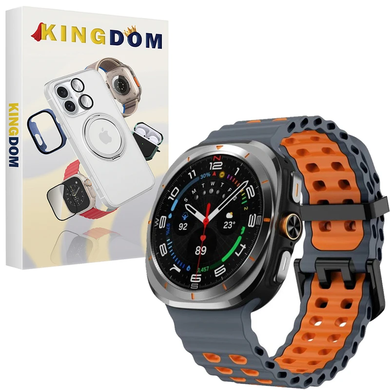 بند کینگدام مدل Marine  مناسب برای ساعت هوشمند سامسونگ Galaxy Watch Ultra 47mm