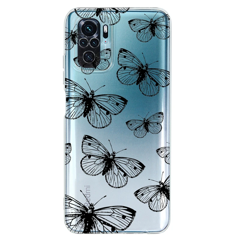 کاور مگافون طرح پروانه مدل C54-B مناسب برای گوشی موبایل شیائومی Redmi Note 10 4G / 10S 4G