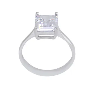 انگشتر نقره زنانه بازرگانی میلادی مدل سنگ در نجف کد AWR_1075