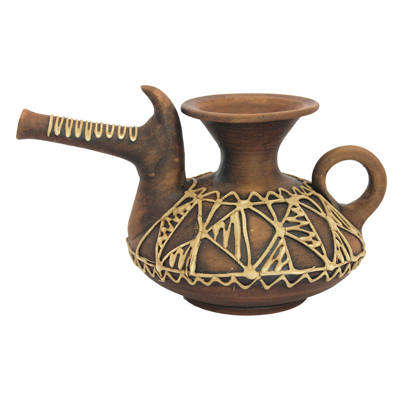 دکوری سفالی طرح منقوش کد 11