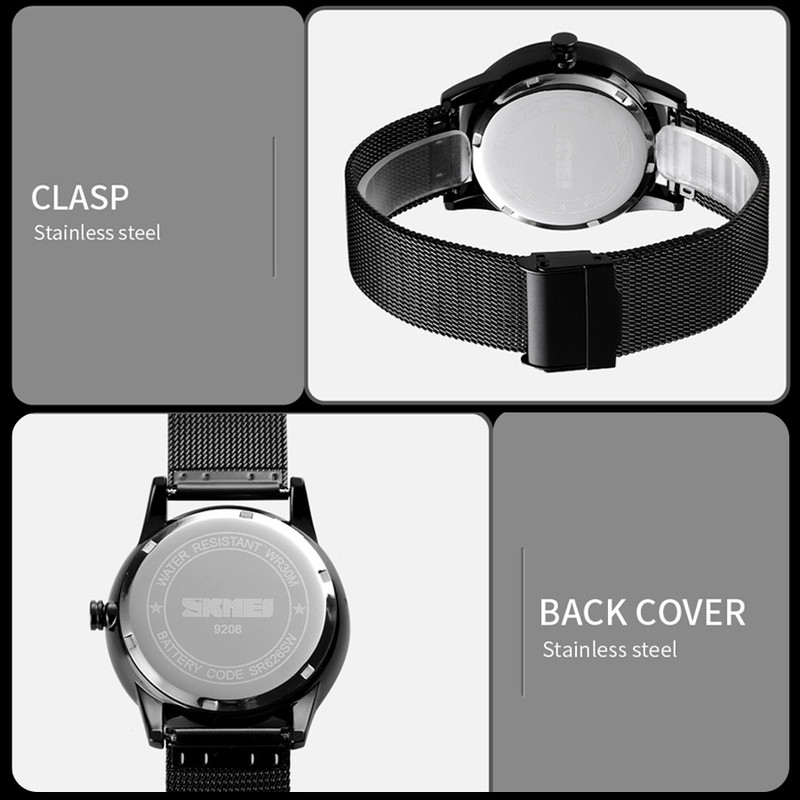 ساعت مچی عقربهای مردانه اسکمی مدل 9208M ساعت مچی عقربهای مردانه اسکمی مدل 9208M