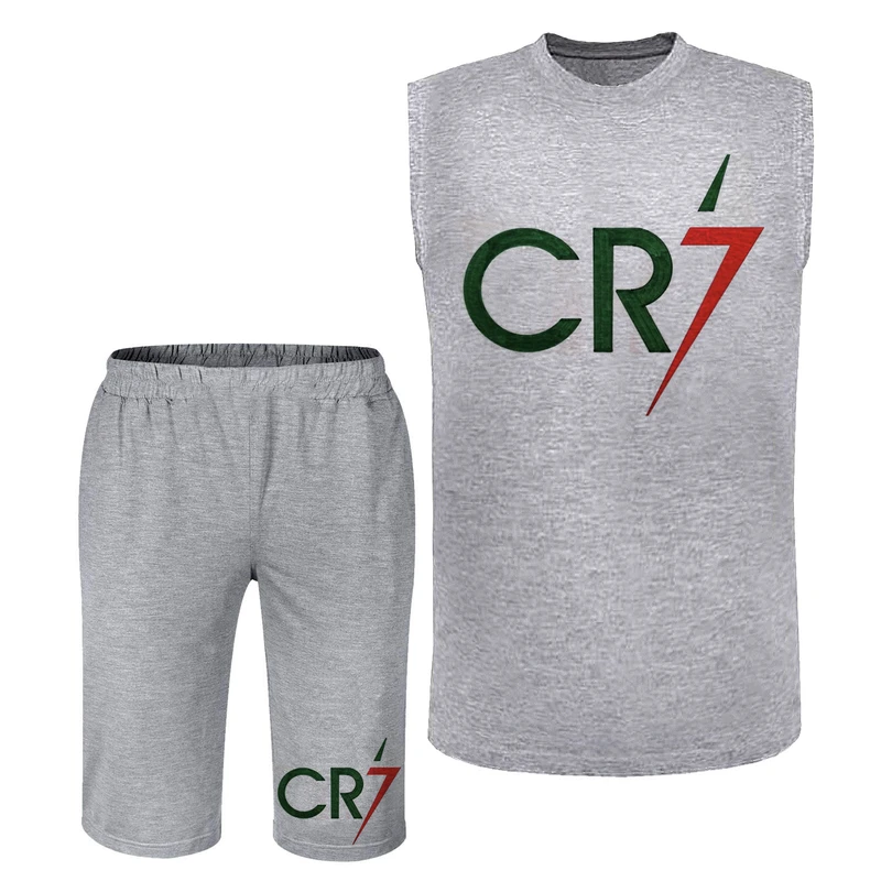 ست تاپ و شلوارک مردانه مدل رونالدو A436